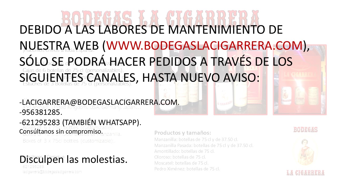 Web en mantenimiento